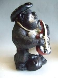 ta-230 ギター演奏・ギターを弾く狸｜信楽たぬき専門店/ネットショップ